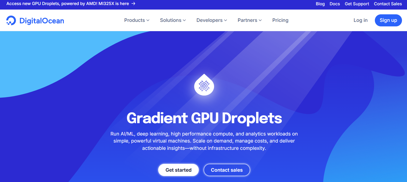 DigitalOcean GPU Droplets image